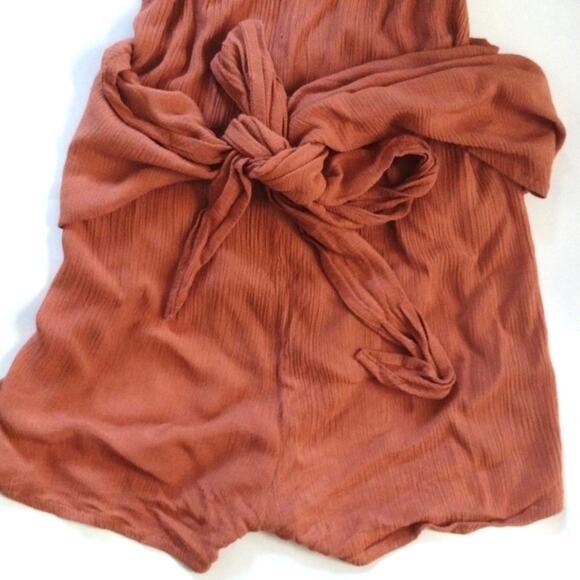 Revolve Tularosa Rory Romper in Clay Halter Neck Size XS Swimsuit Cover Up - Picture 5 of 8